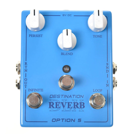 Option 5 Destination Reverb Deluxe Effects and Pedals / Tremolo and Vibrato