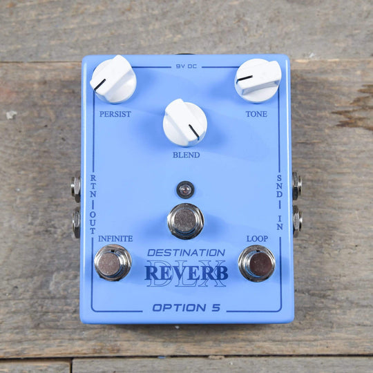 Option 5 Destination Reverb Deluxe Effects and Pedals / Tremolo and Vibrato