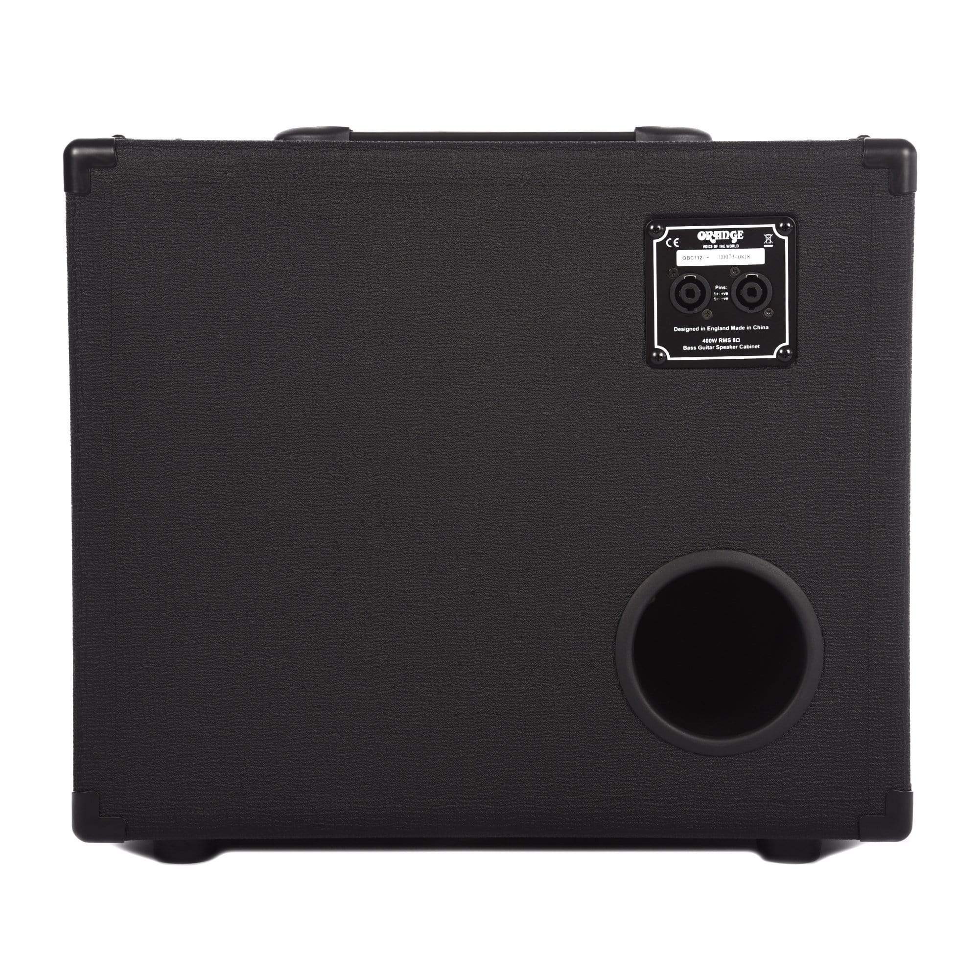 Orange 1x12 Bass Cabinet Black 400W w/Lavoce 12