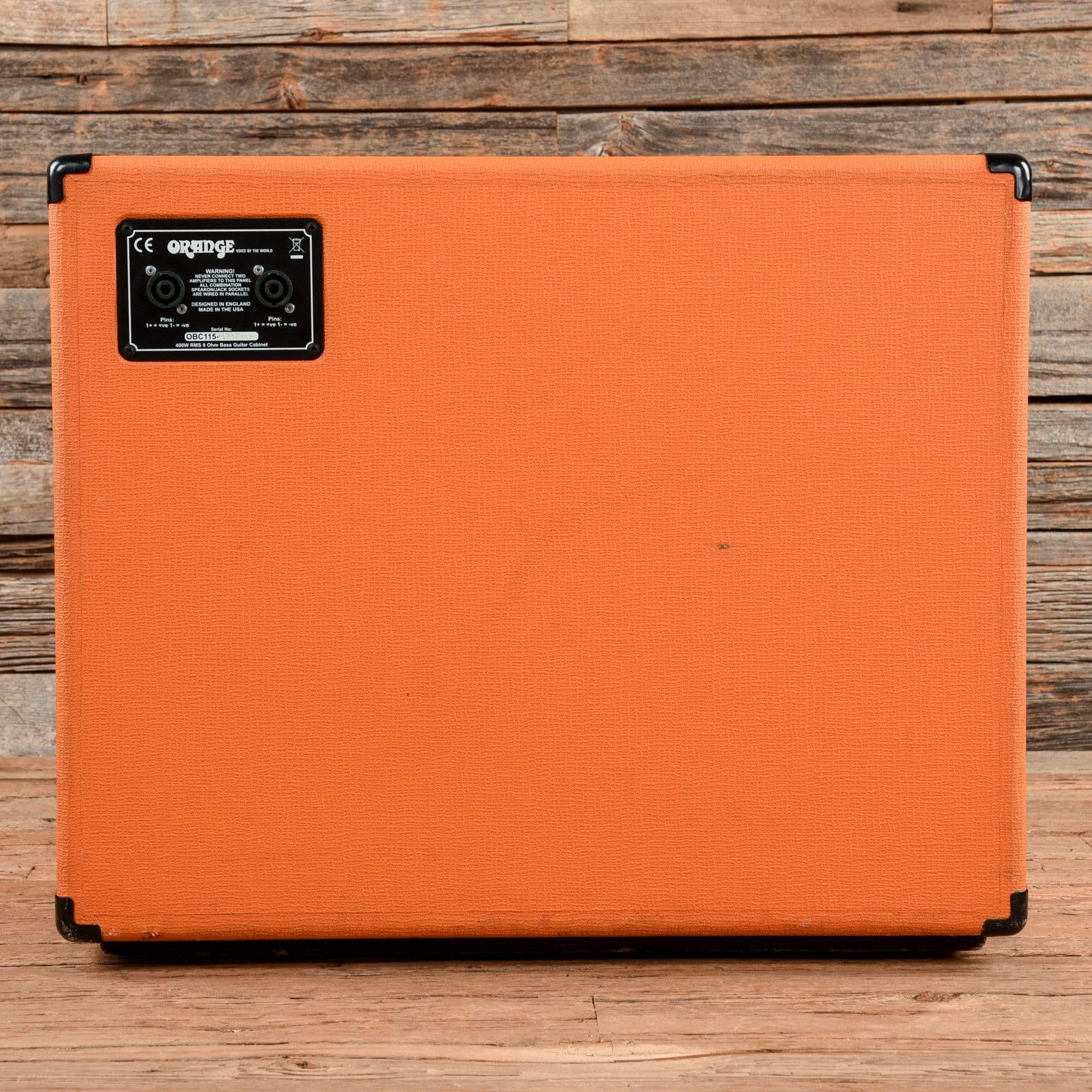Orange OBC115 1x15 Bass Cabinet Amps / Bass Cabinets