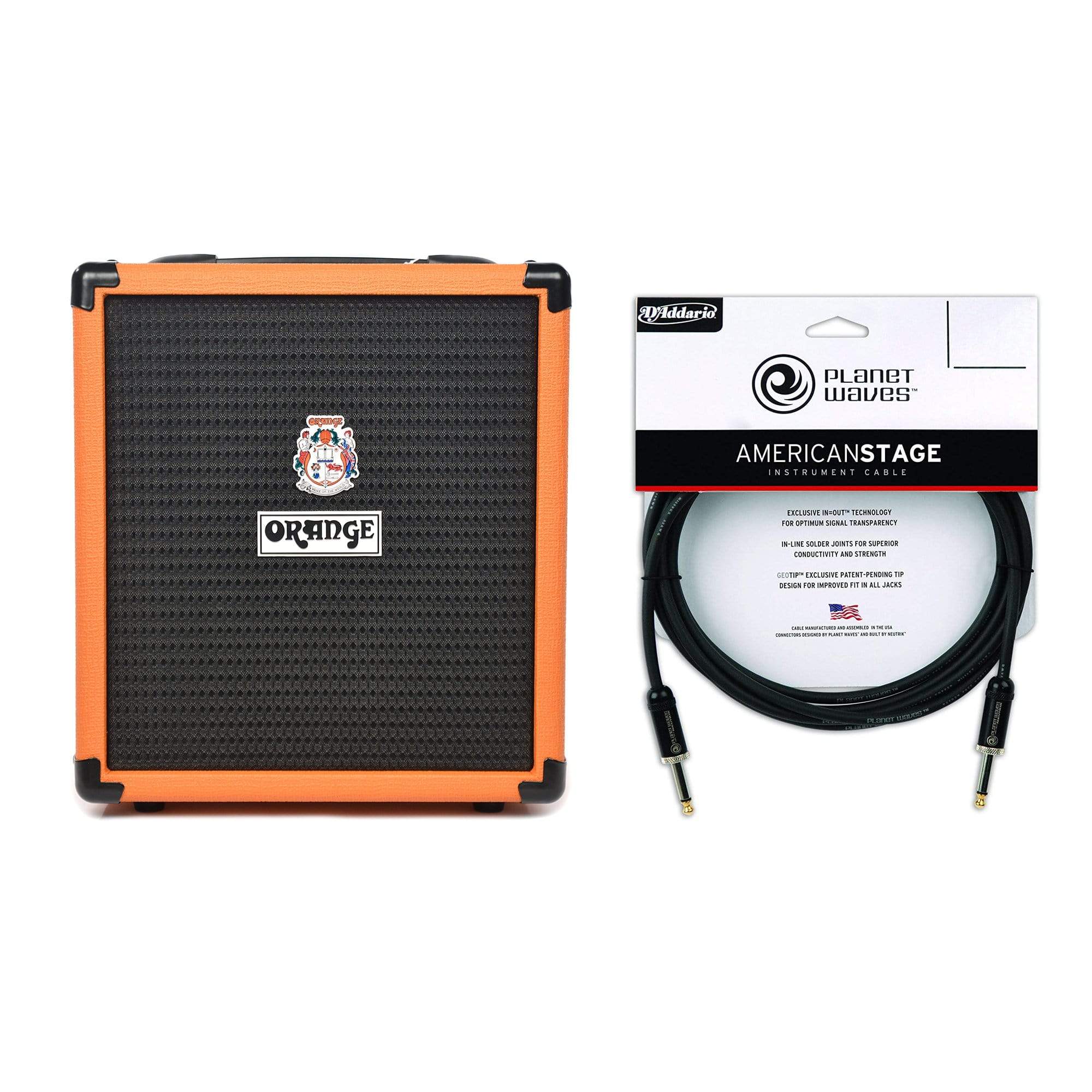 Orange Crush Bass 25 1x8 25w Combo w/Cable Bundle Amps / Bass Combos