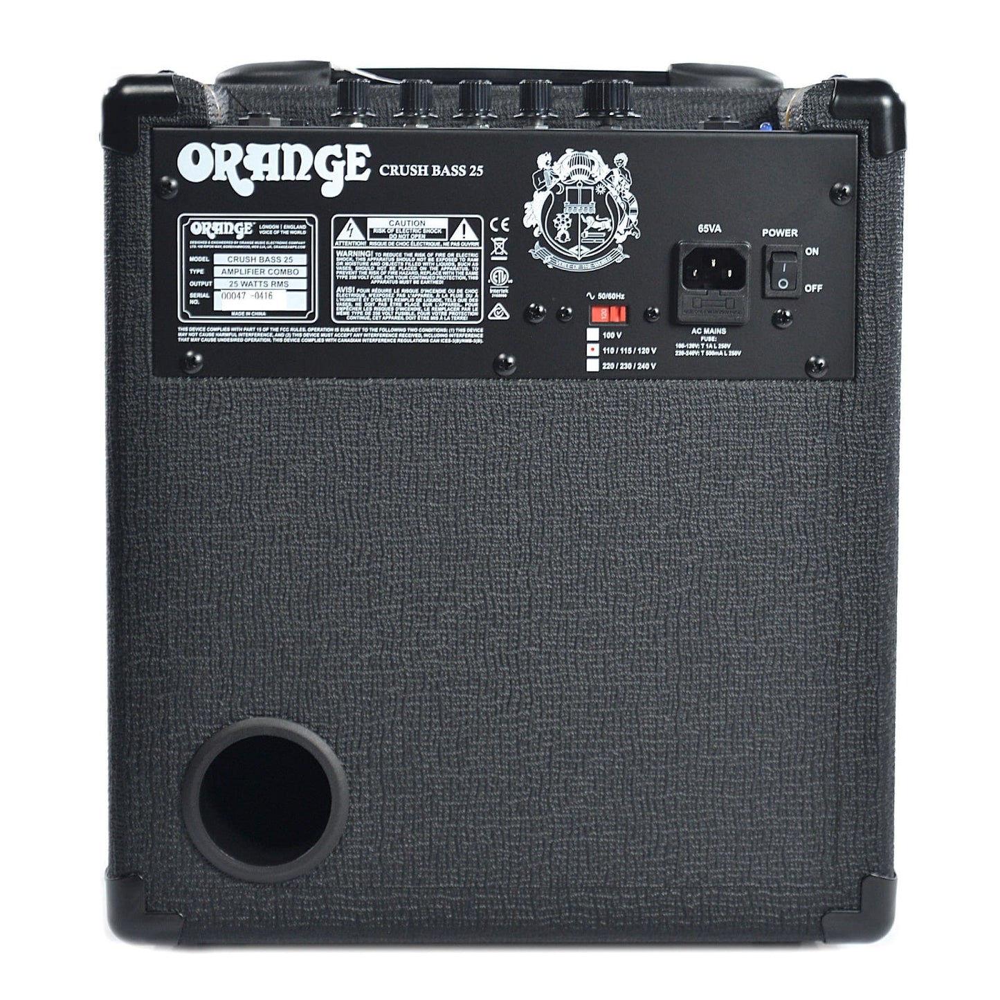 Orange Crush Bass 25 Black 1x8 25w Combo Amps / Bass Combos