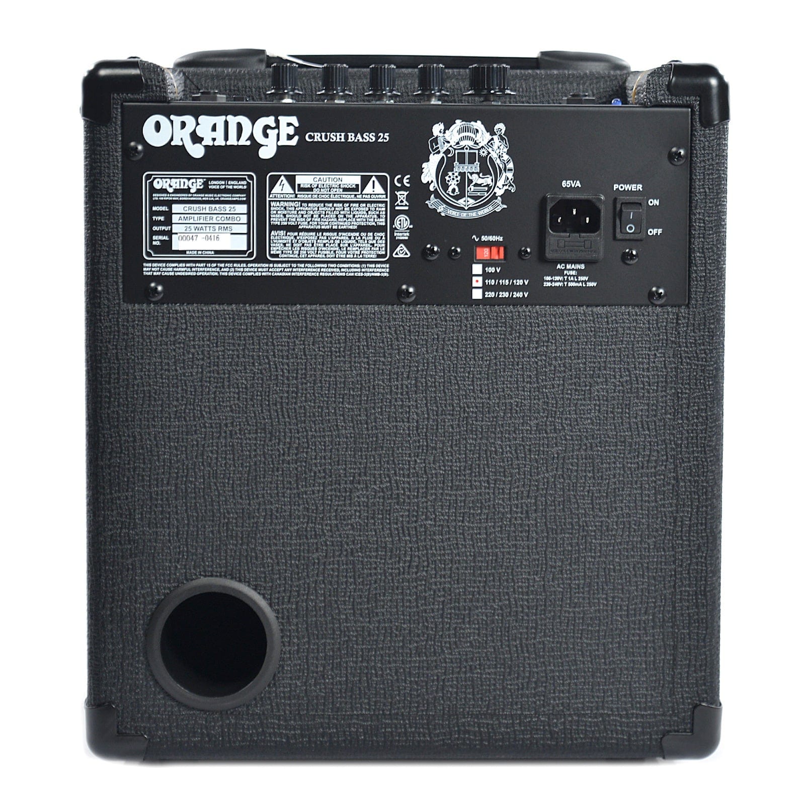 Orange Crush Bass 25 Black 1x8 25w Combo Amps / Bass Combos