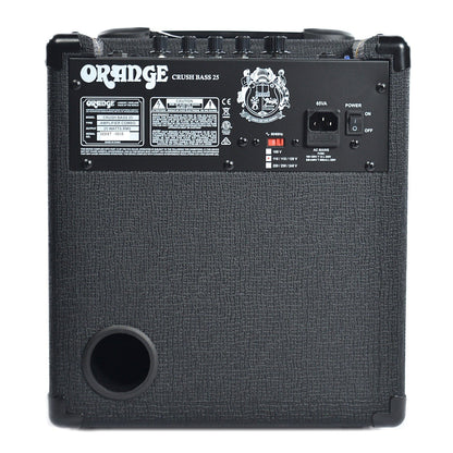 Orange Crush Bass 25 Black 1x8 25w Combo Amps / Bass Combos