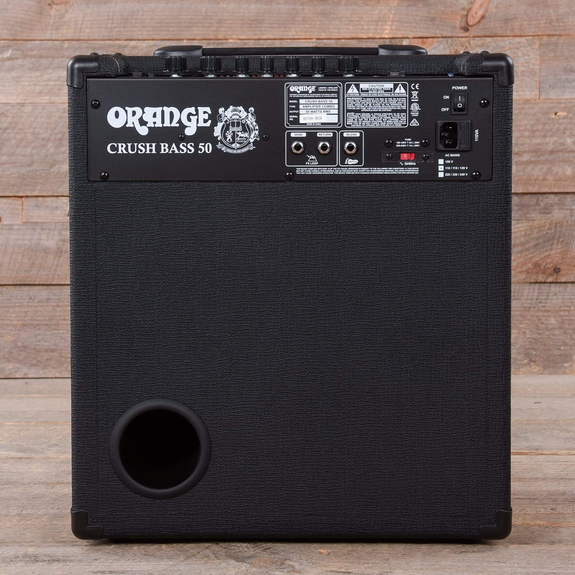 Orange Crush Bass 50 Black 1x12 50w Combo Amps / Bass Combos