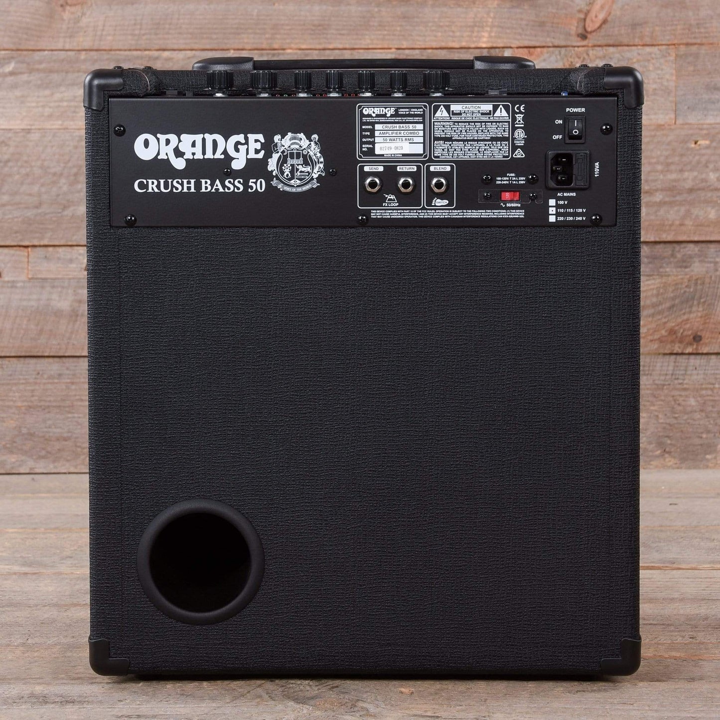 Orange Crush Bass 50 Black 1x12 50w Combo Amps / Bass Combos