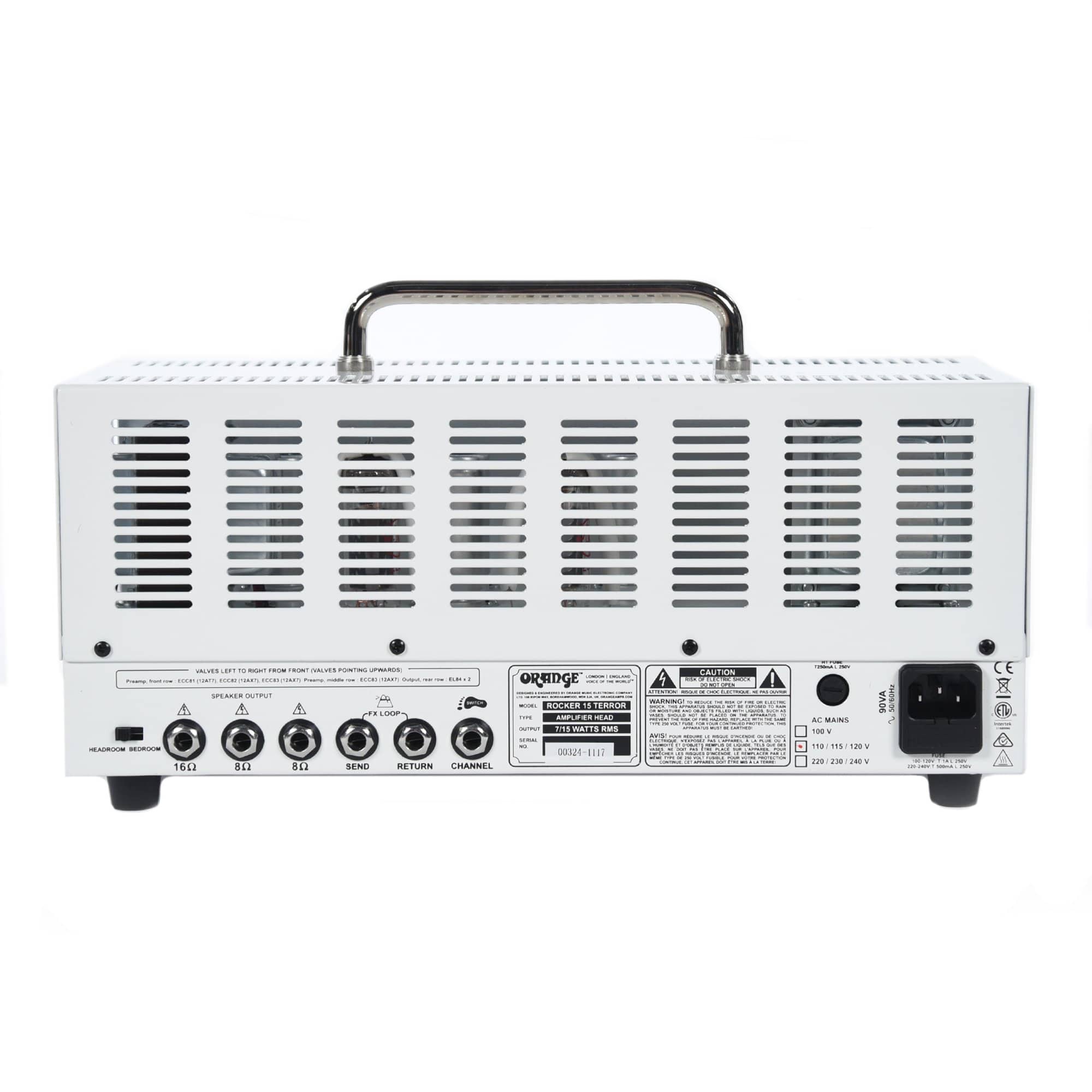 Orange Rocker 15 Terror Twin-Channel Head Cable and Tuner Bundle Amps / Bass Heads