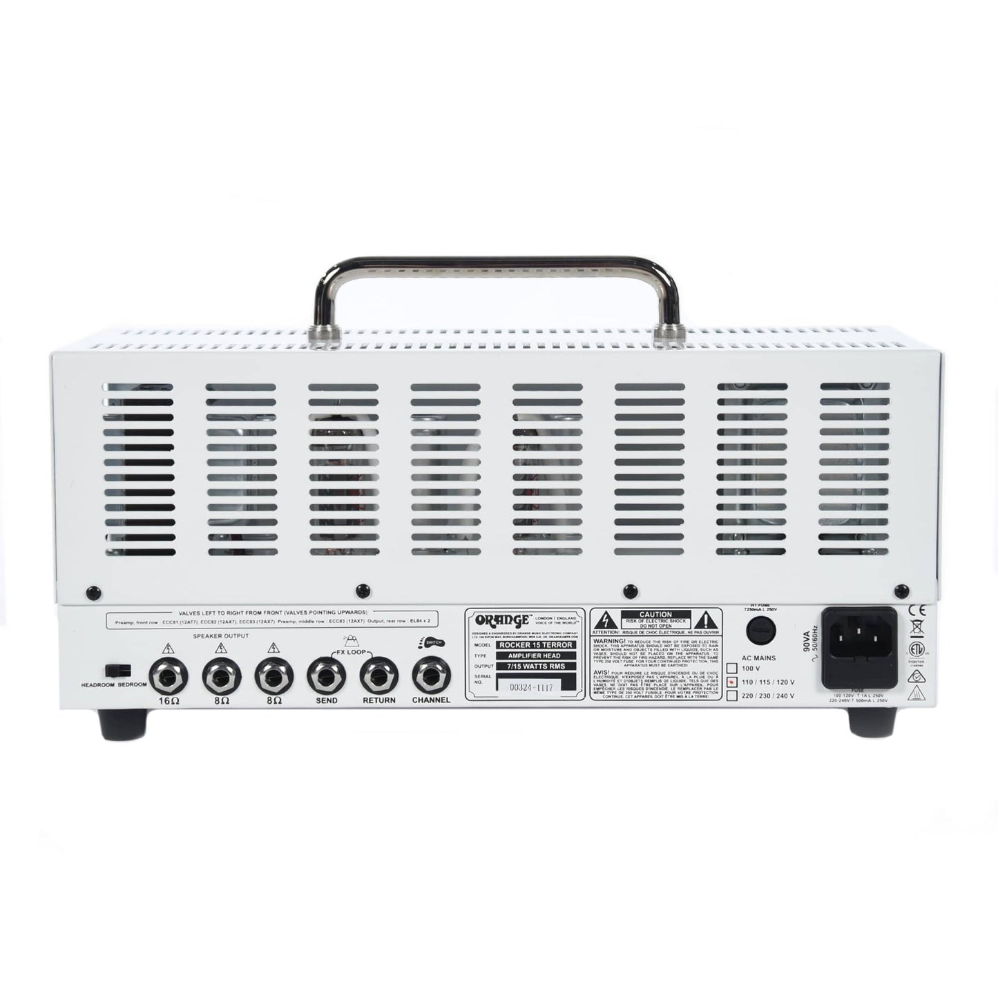 Orange Rocker 15 Terror Twin-Channel Head Cable and Tuner Bundle Amps / Bass Heads