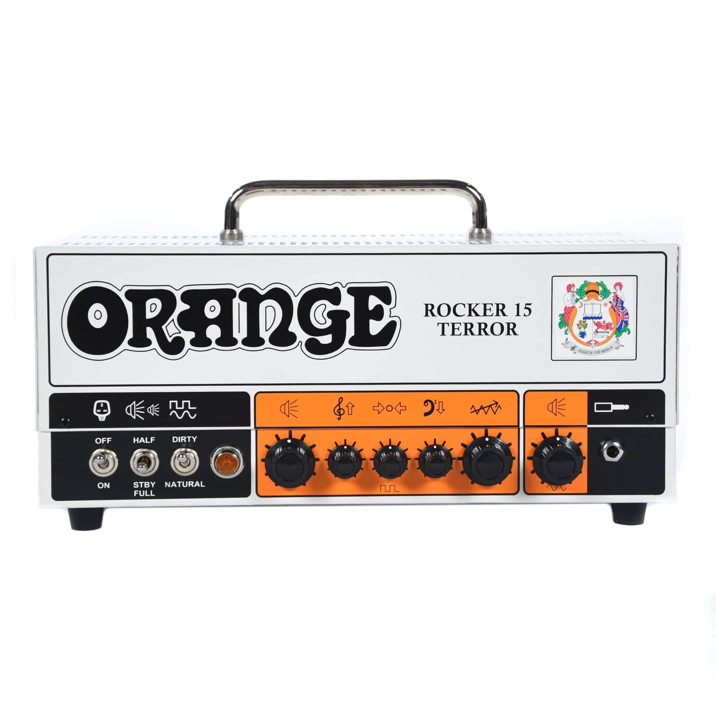 Orange Rocker 15 Terror Twin-Channel Head Cable and Tuner Bundle Amps / Bass Heads