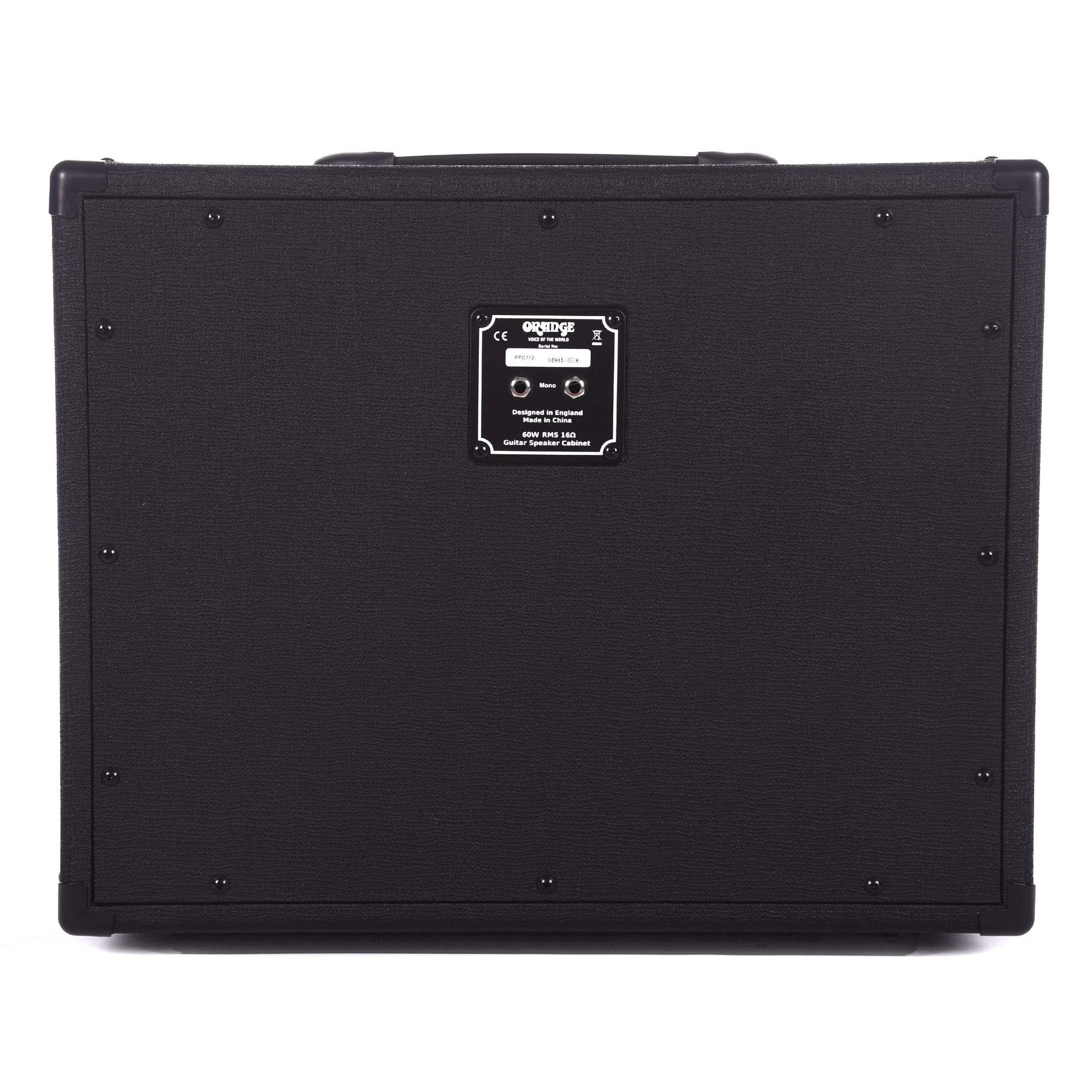 Orange 1x12 Closed Back Cabinet Black 60W 16 ohm w/Celestion Vintage 30 Speaker Amps / Guitar Cabinets