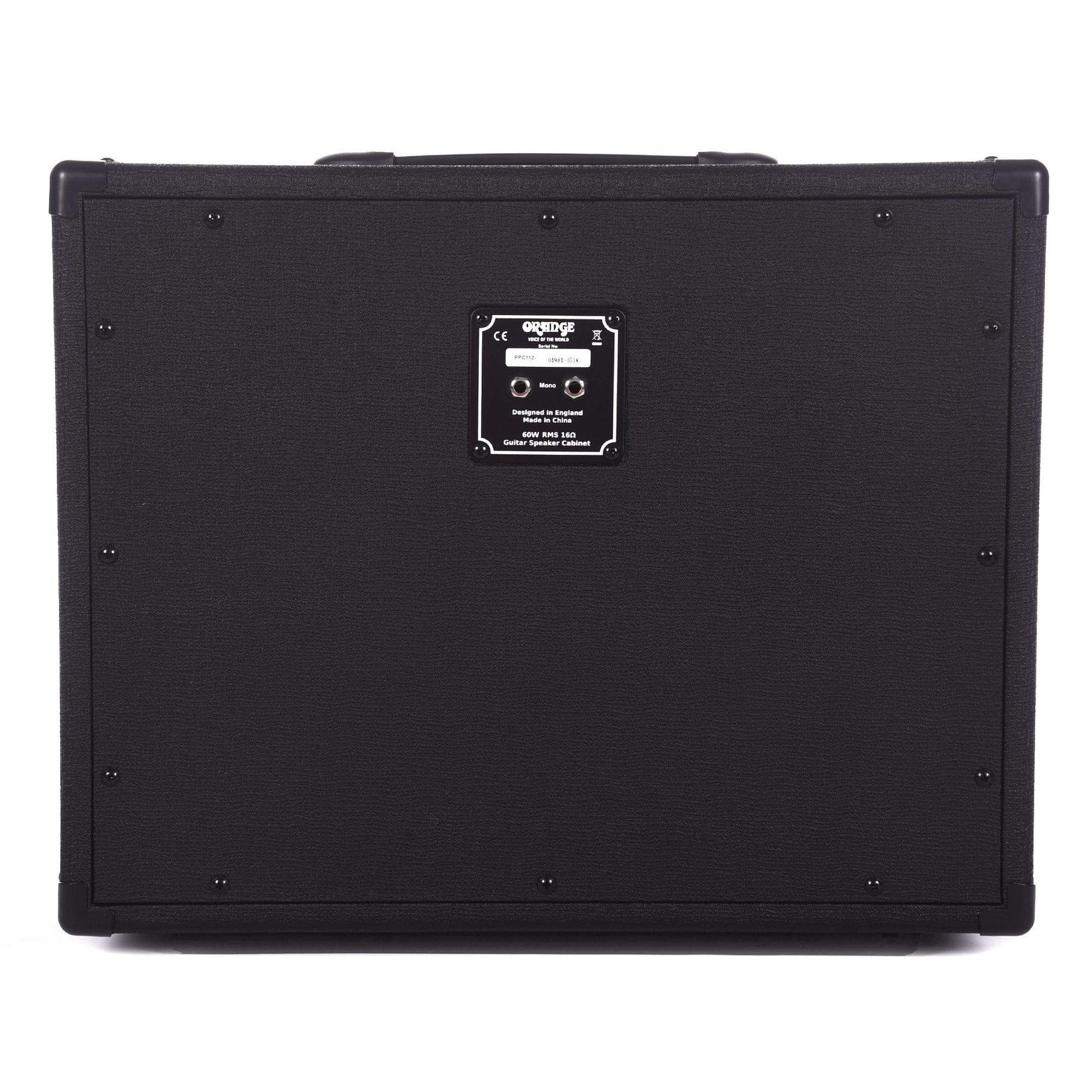 Orange 1x12 Closed Back Cabinet Black 60W 16 ohm w/Celestion Vintage 30 Speaker Amps / Guitar Cabinets