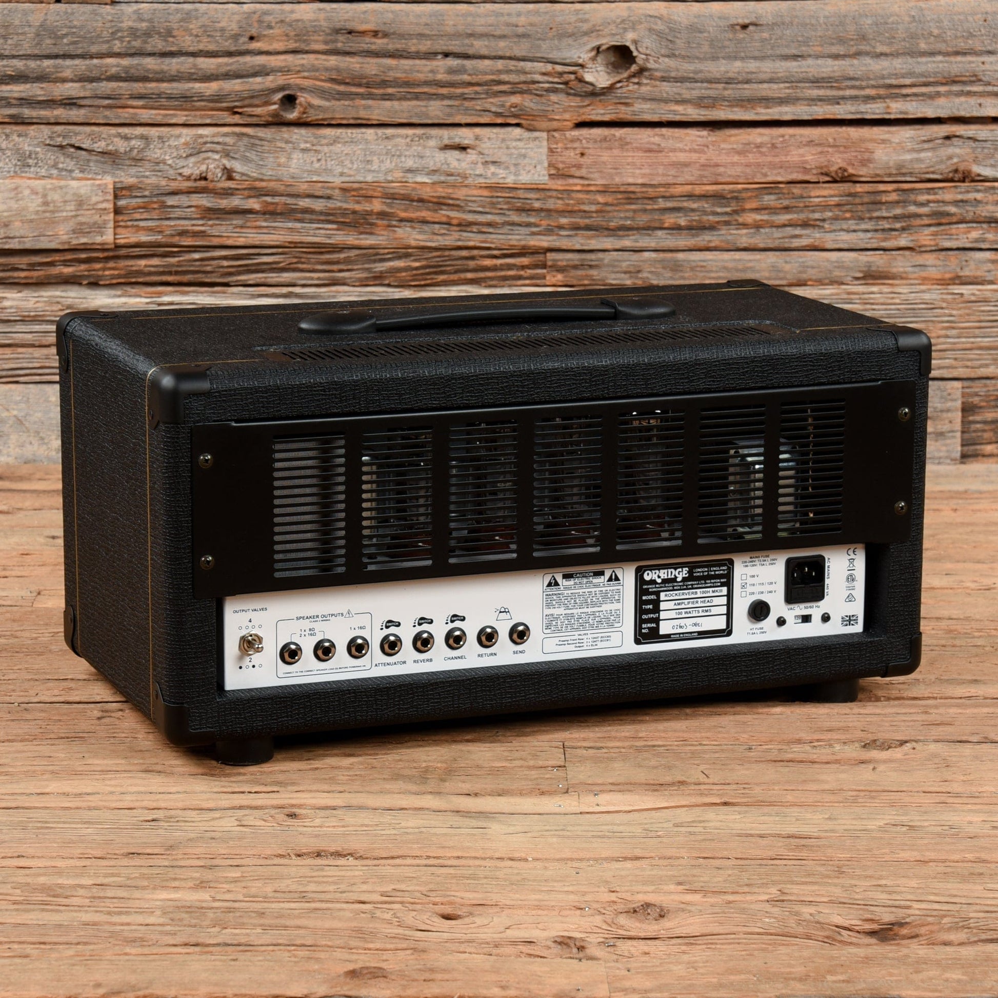 Orange Rockerverb 100 MK III 2-Channel 100-Watt Guitar Amp Head ...