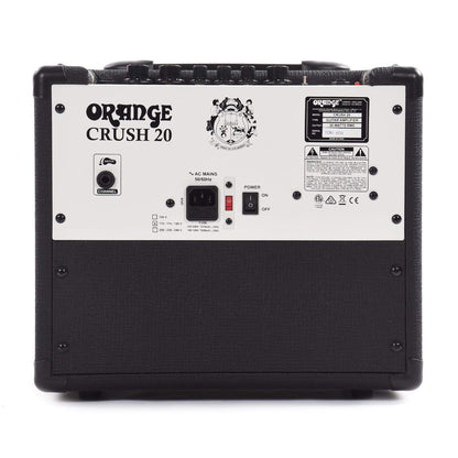 Orange Crush 20 1x8 Guitar Combo Amp Black Amps / Guitar Combos