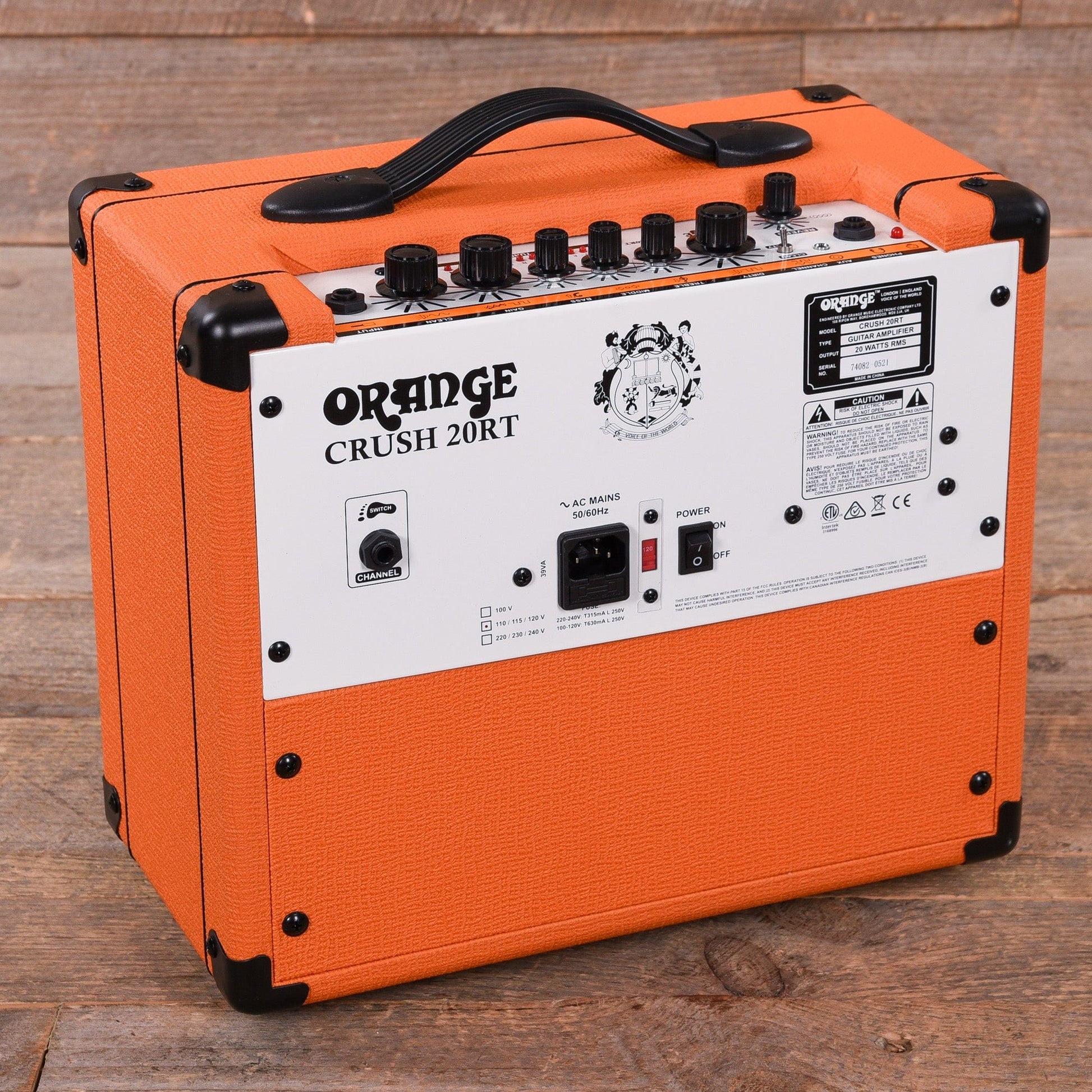 Orange Crush 20RT 1x8" Guitar Combo Amp w/Reverb & Built-In Tuner Amps / Guitar Combos