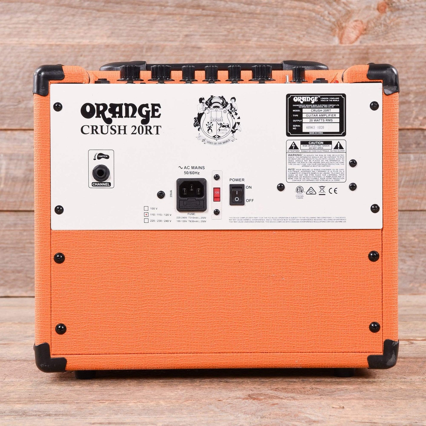 Orange Crush 20RT 1x8" Guitar Combo Amp w/Reverb & Built-In Tuner Amps / Guitar Combos