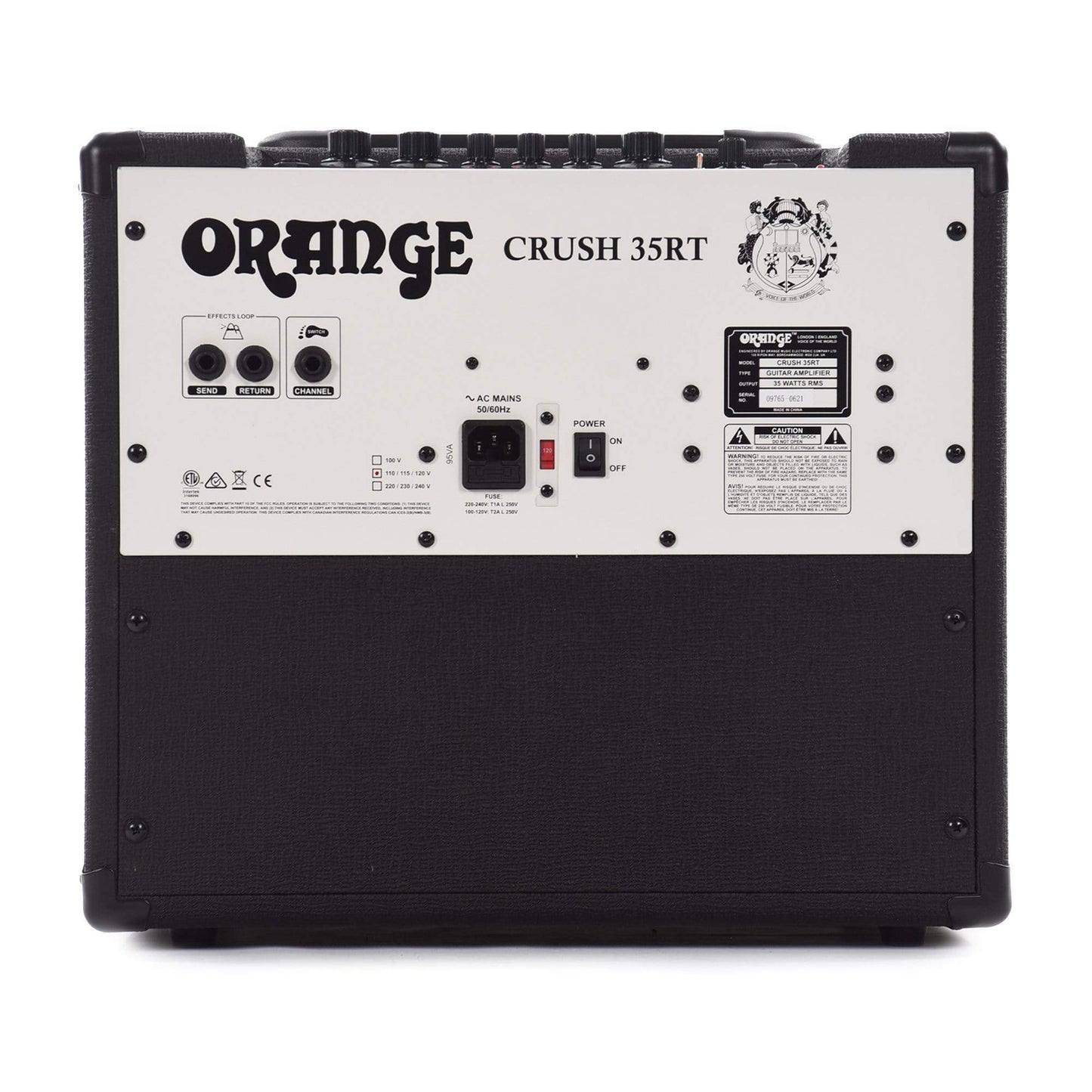 Orange Crush 35RT 1x10 Guitar Combo Amp Black Amps / Guitar Combos