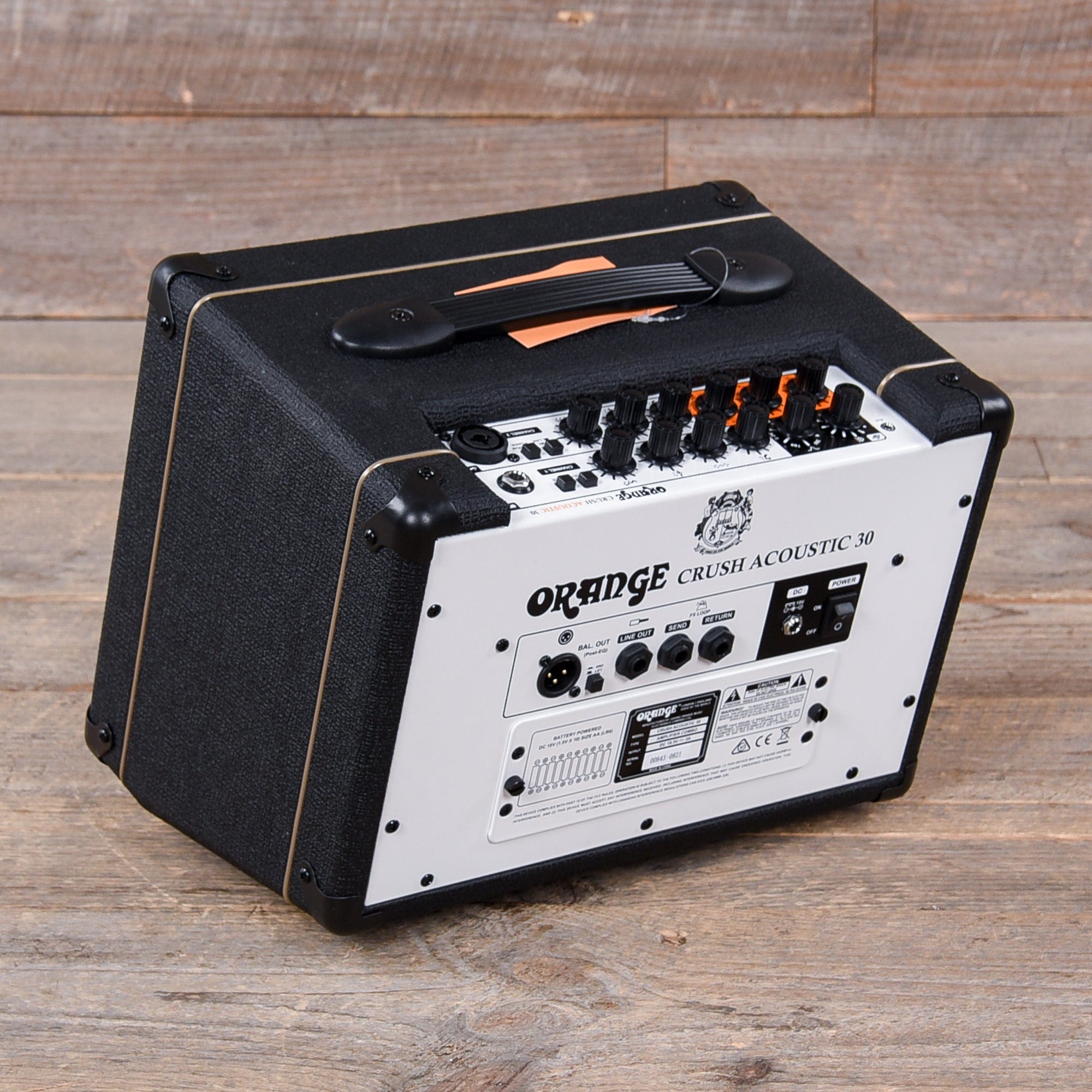 Orange Crush Acoustic 30 1x8 Acoustic Combo Amp Black Amps / Guitar Combos