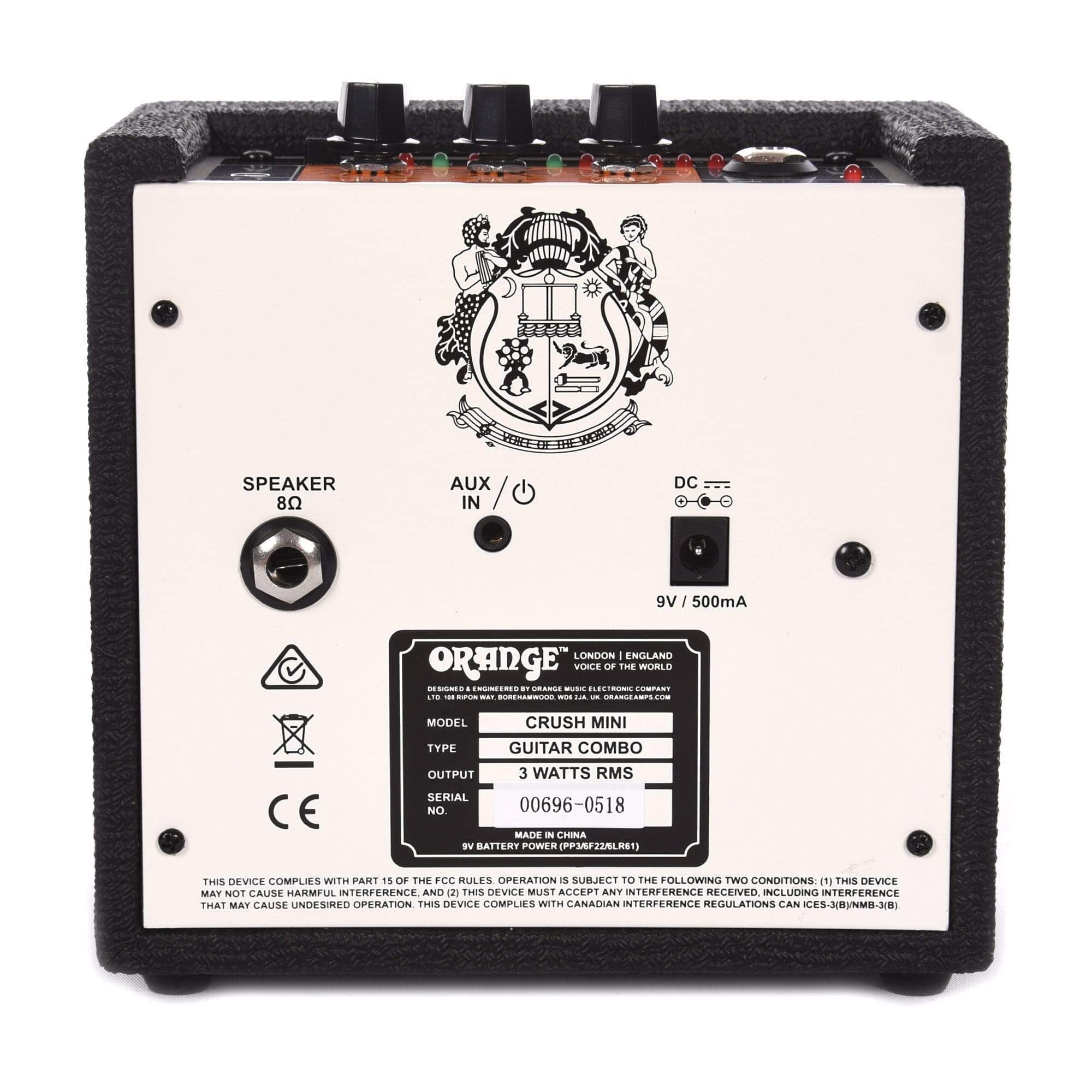 Orange Crush Mini 3w Combo Black Amps / Guitar Combos