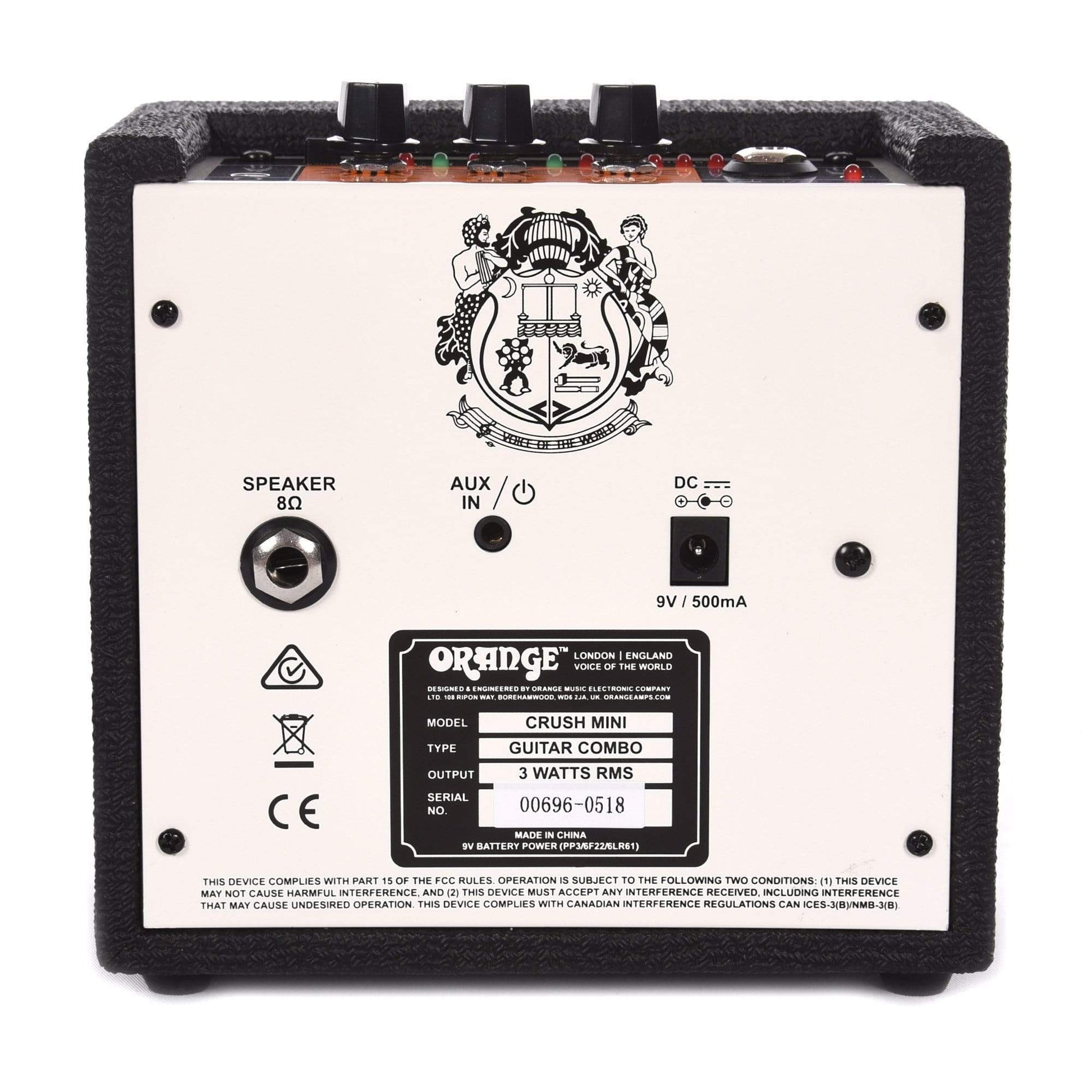 Orange Crush Mini 3w Combo Black Amps / Guitar Combos