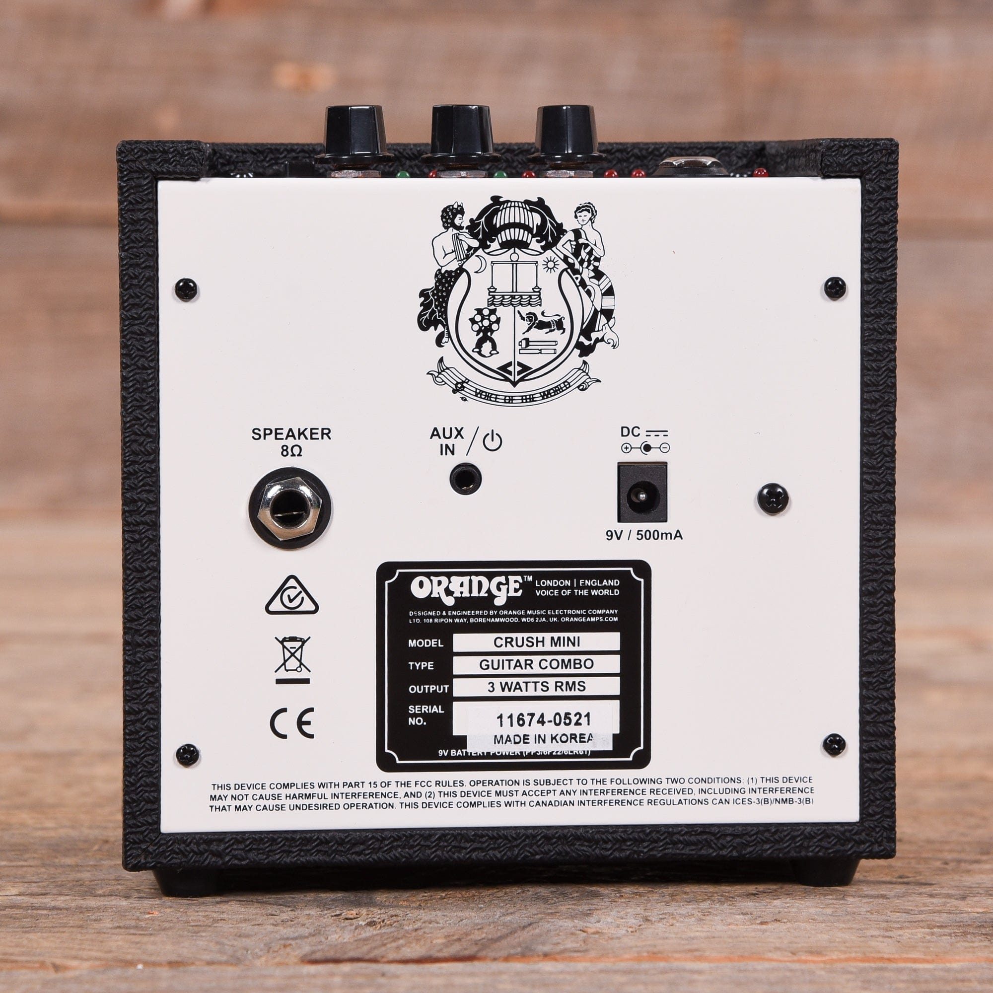 Orange Crush Mini 3w Combo Black Amps / Guitar Combos