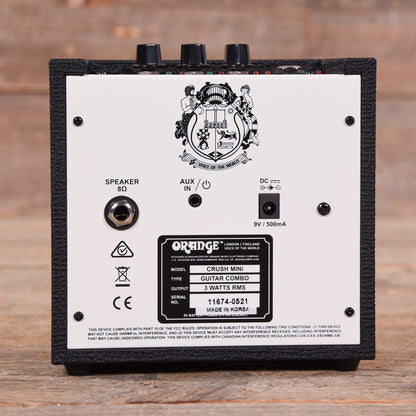 Orange Crush Mini 3w Combo Black Amps / Guitar Combos