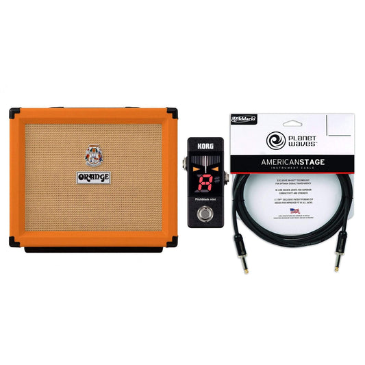 Orange Rocker 15 Watt 1x10" Combo Cable and Tuner Bundle Amps / Guitar Combos