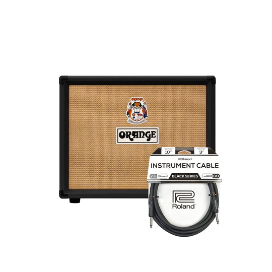 Orange Super Crush 100w Combo Black and (1) Cable Bundle Amps / Guitar Combos