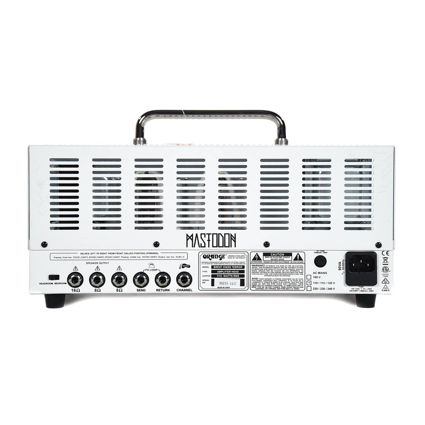 Orange Brent Hinds Terror Twin Channel Head Amps / Guitar Heads