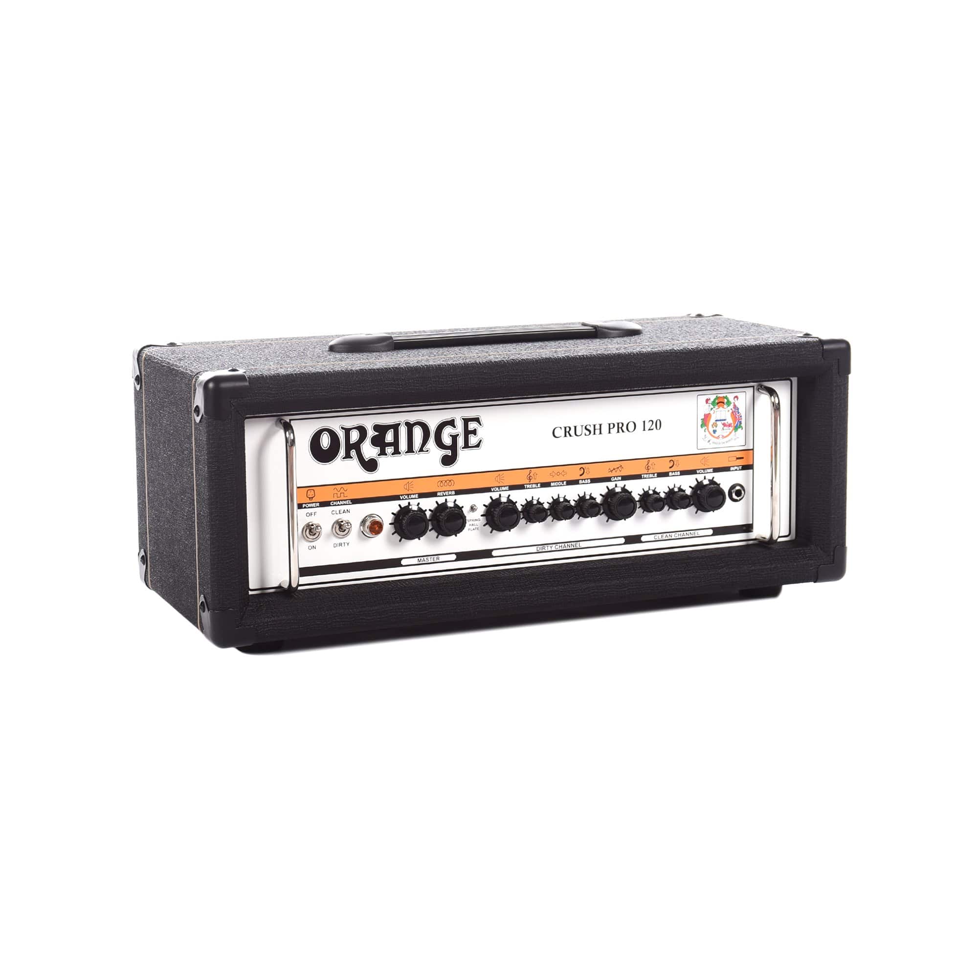 Orange Crush Pro 120W Head Black Amps / Guitar Heads