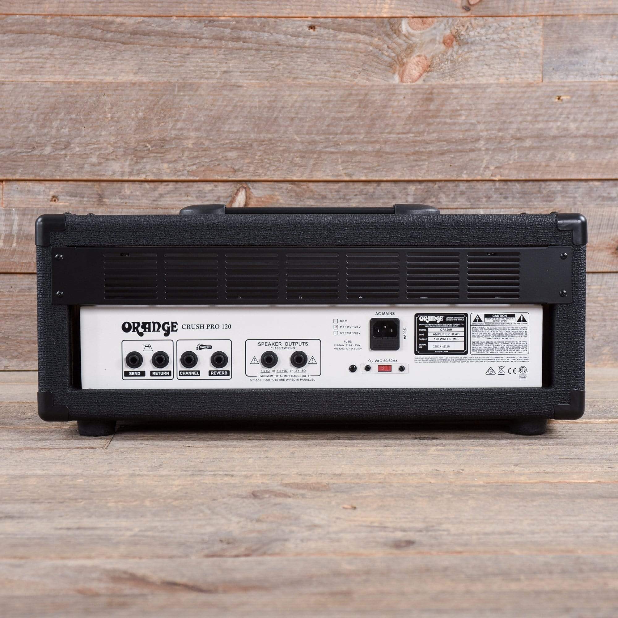 Orange Crush Pro 120W Head Black Amps / Guitar Heads