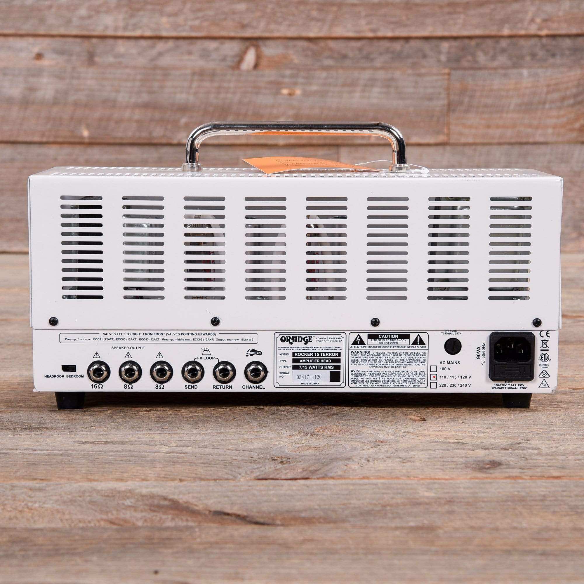 Orange Rocker 15 Terror Twin-Channel Head Amps / Guitar Heads