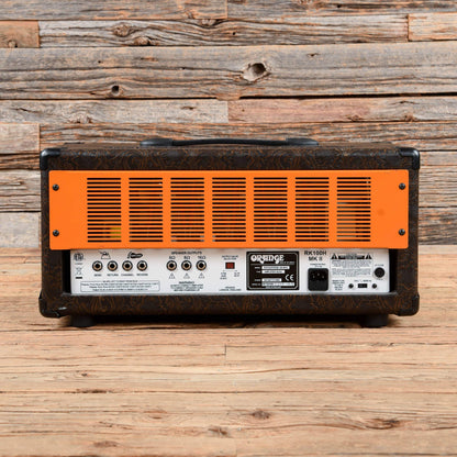 Orange Rockerverb 100 MKII Rob Zombie 100w Head Brown Western Amps / Guitar Heads