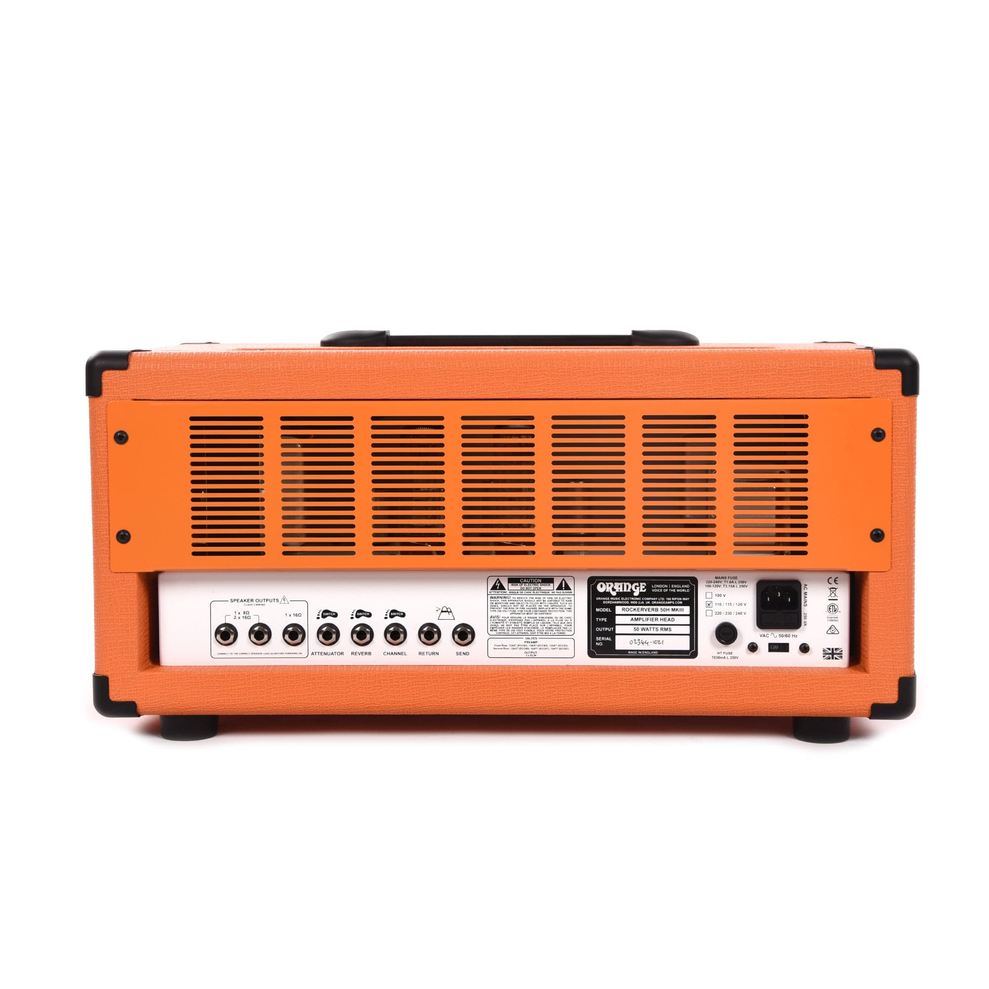 Orange Rockerverb 50 Mark III 50/25w Twin Channel Head – Chicago Music ...