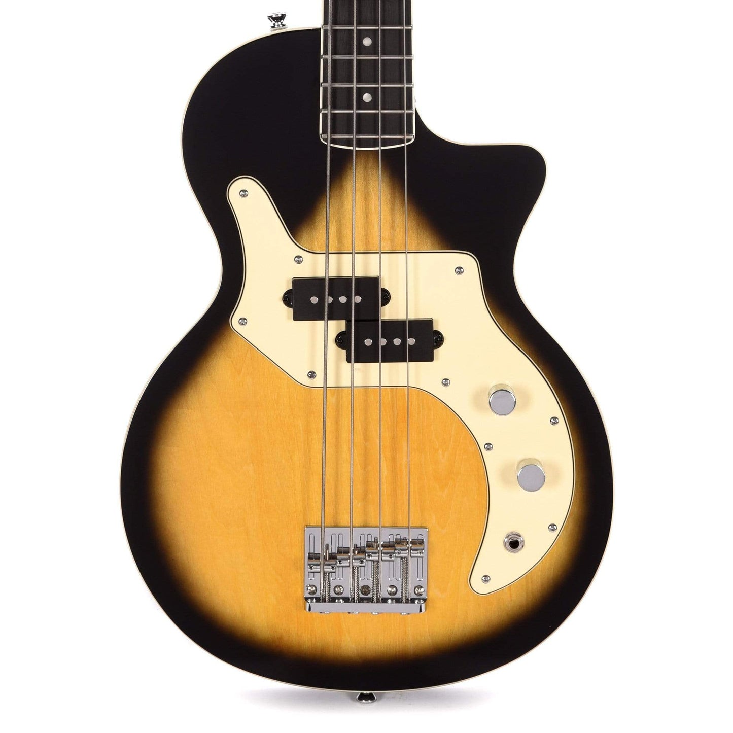 Orange O-Bass Sunburst w/Ivory Neck Binding Bass Guitars / 4-String