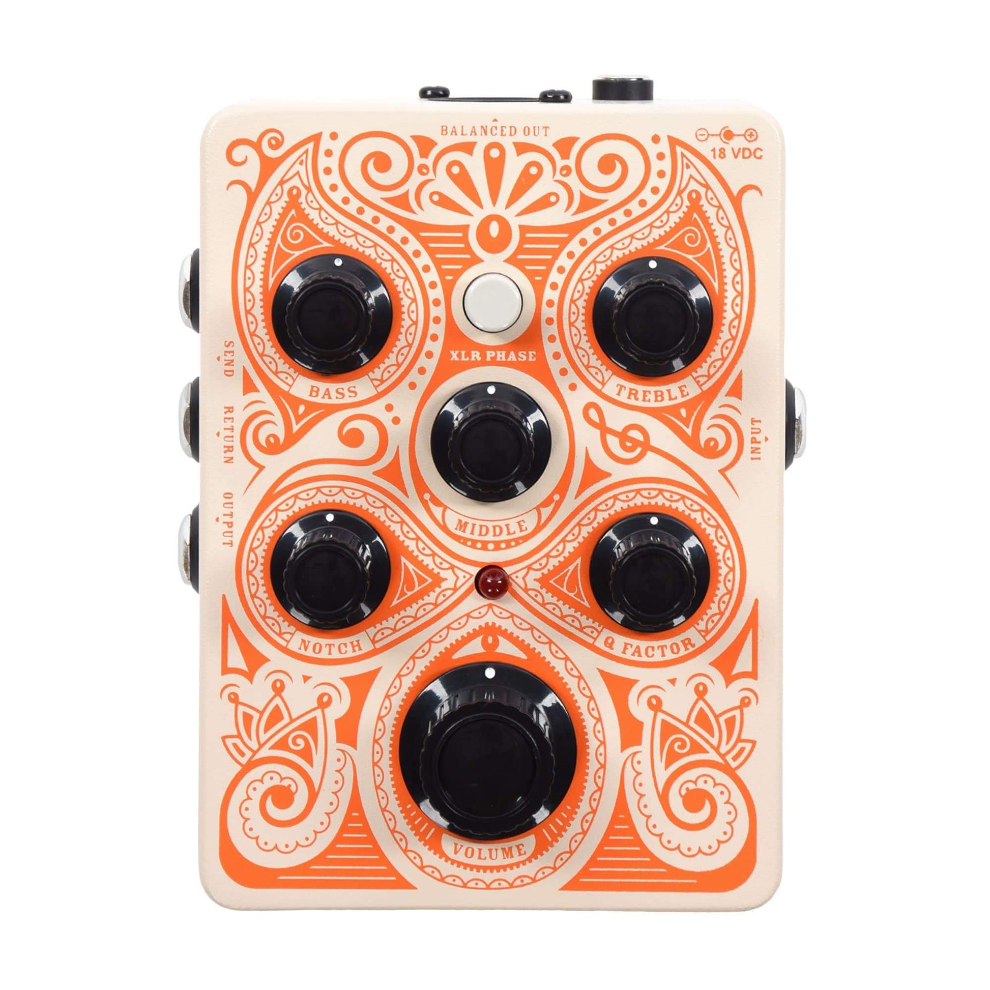 Orange Acoustic Pedal Acoustic Preamp & EQ Effects and Pedals / EQ