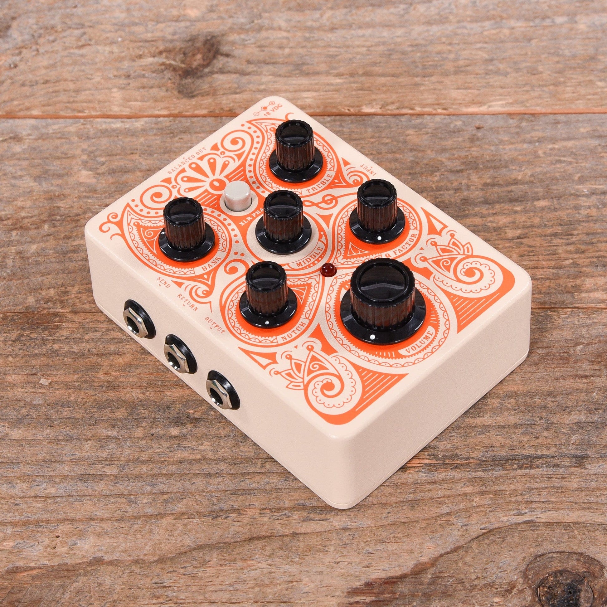 Orange Acoustic Pedal Acoustic Preamp & EQ Effects and Pedals / EQ