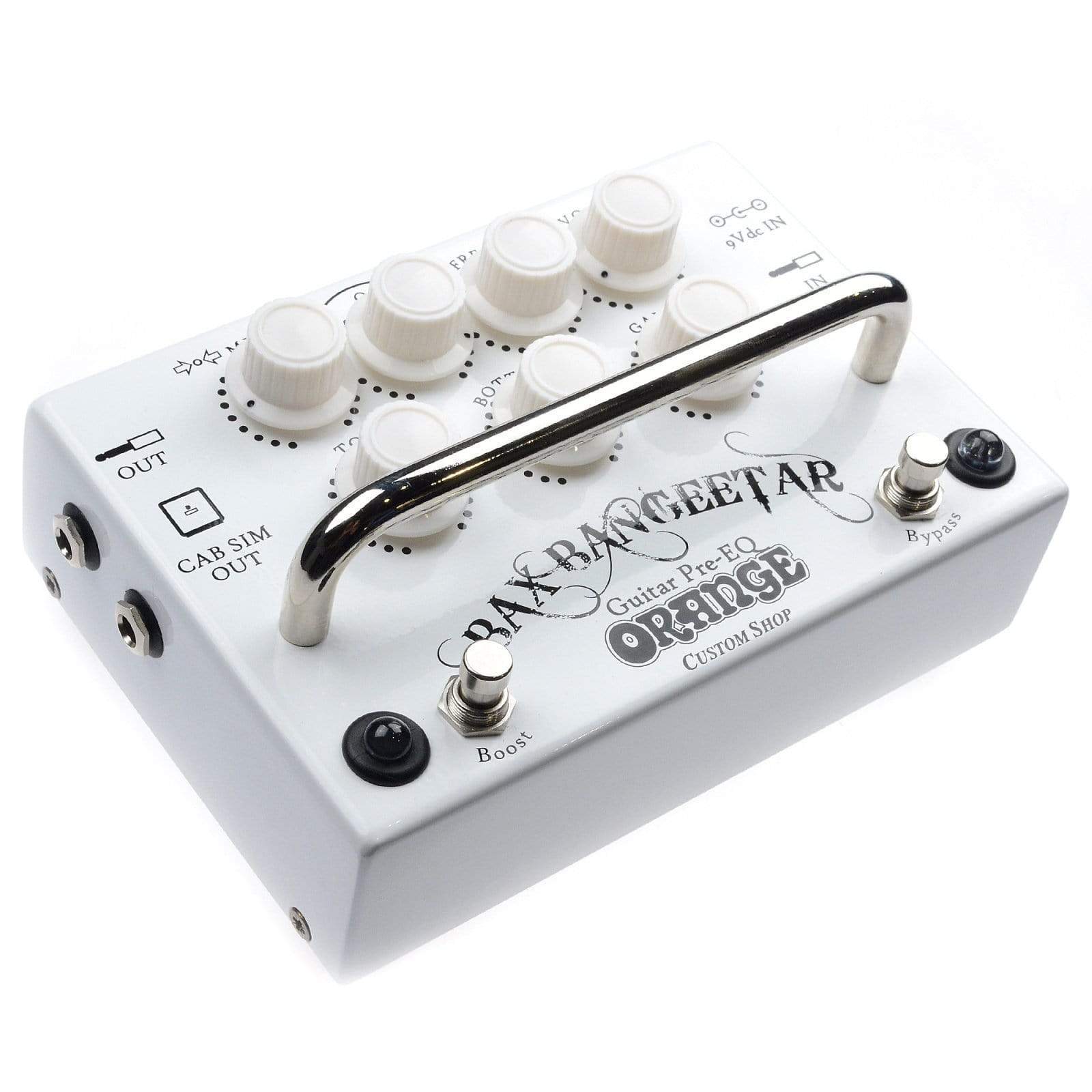 pedal rax Orange Bax Bangeetar Pro EQ Pedal White – Chicago Music Exchange