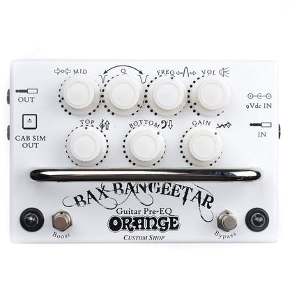 Orange Bax Bangeetar Pro EQ Pedal White Effects and Pedals / EQ