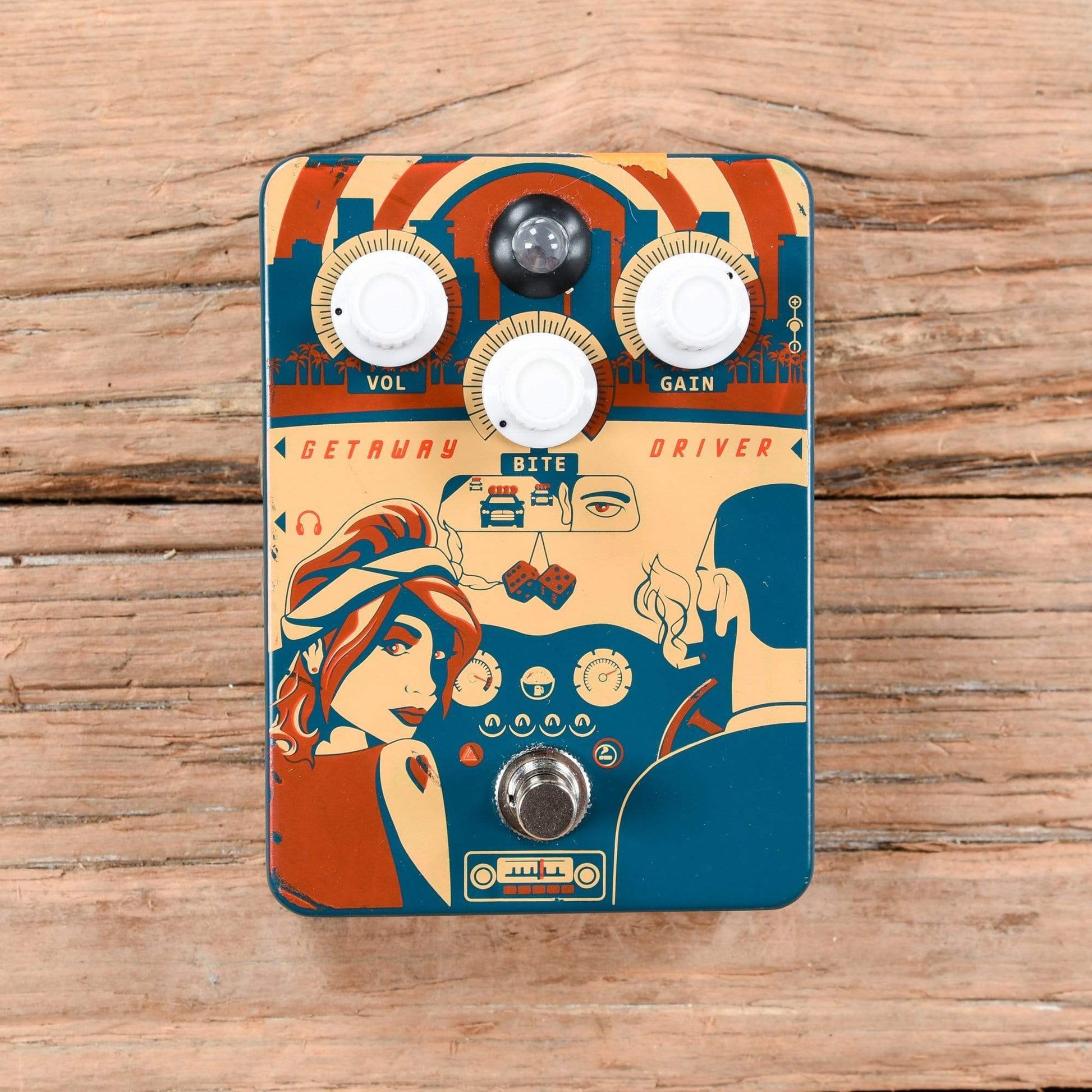 Orange Getaway Driver Overdrive Pedal Effects and Pedals / Overdrive and Boost