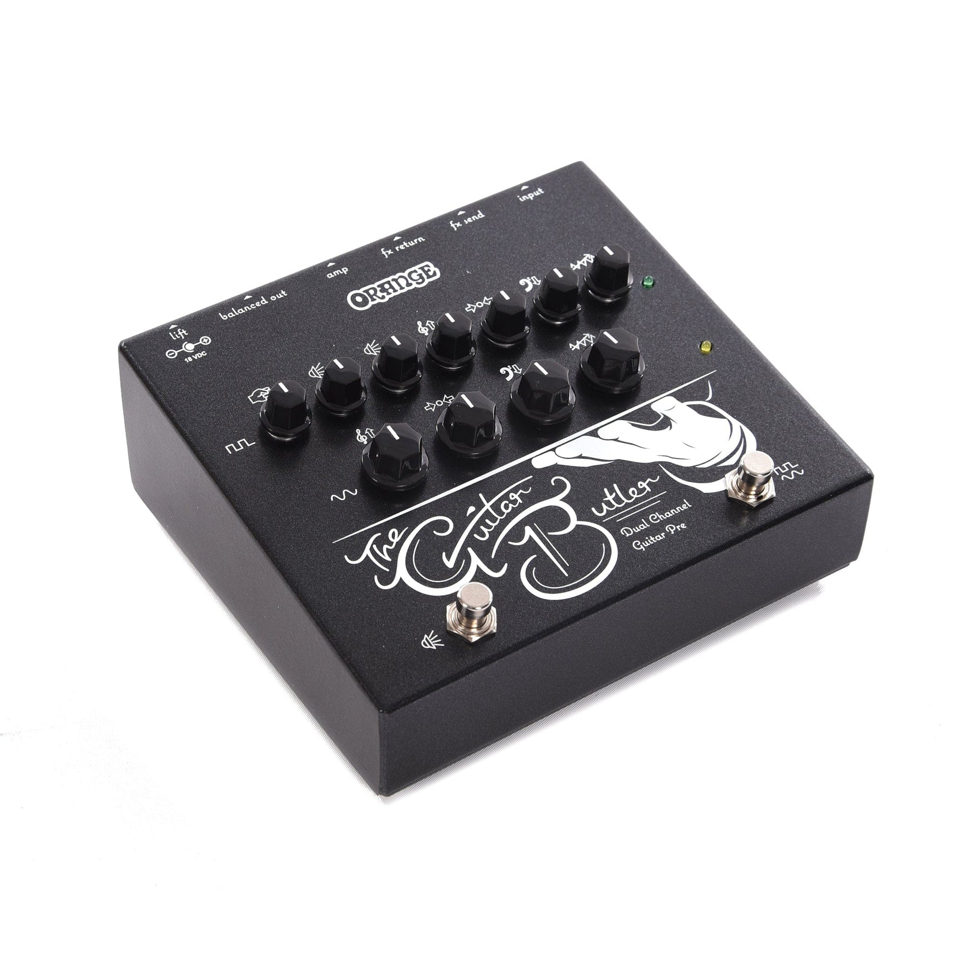 preamp pedals for guitar Orange Guitar Butler Dual Channel Guitar Preamp Pedal