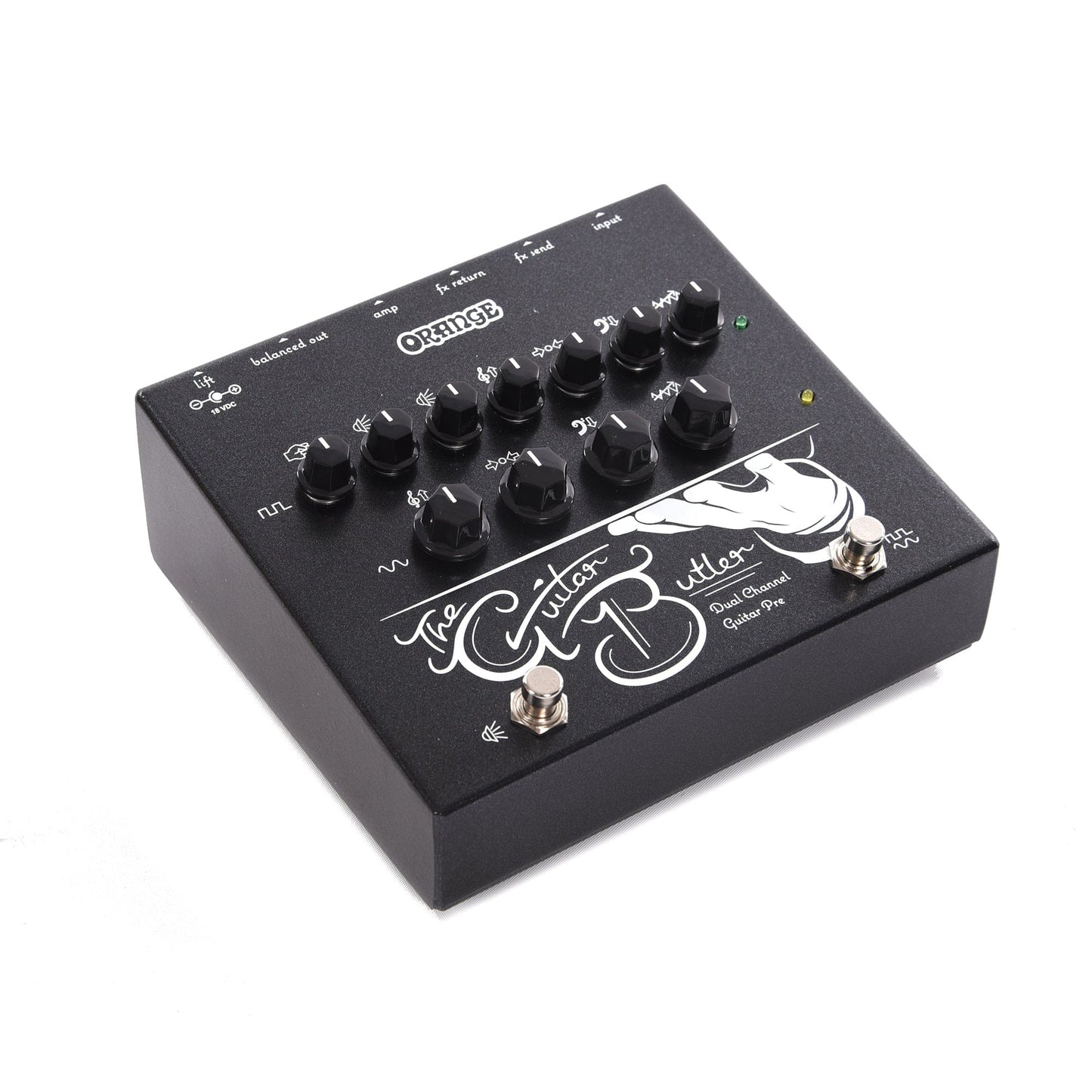 Orange Guitar Butler Dual Channel Guitar Preamp Pedal Effects and Pedals / Overdrive and Boost