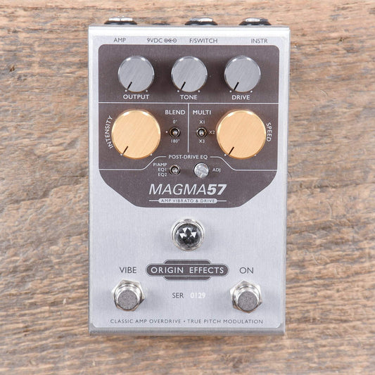 Origin Effects MAGMA57 Amp Vibrato & Drive Pedal Effects and Pedals / Overdrive and Boost