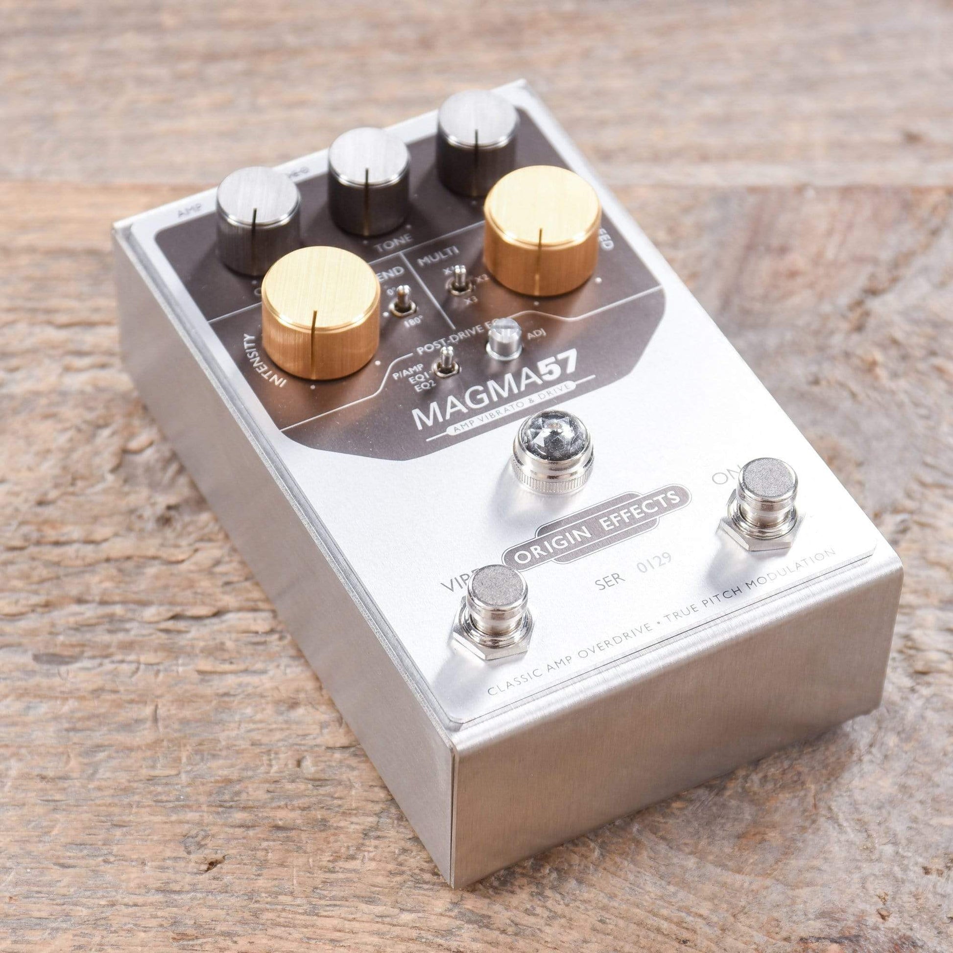 Origin Effects MAGMA57 Amp Vibrato & Drive Pedal Effects and Pedals / Overdrive and Boost