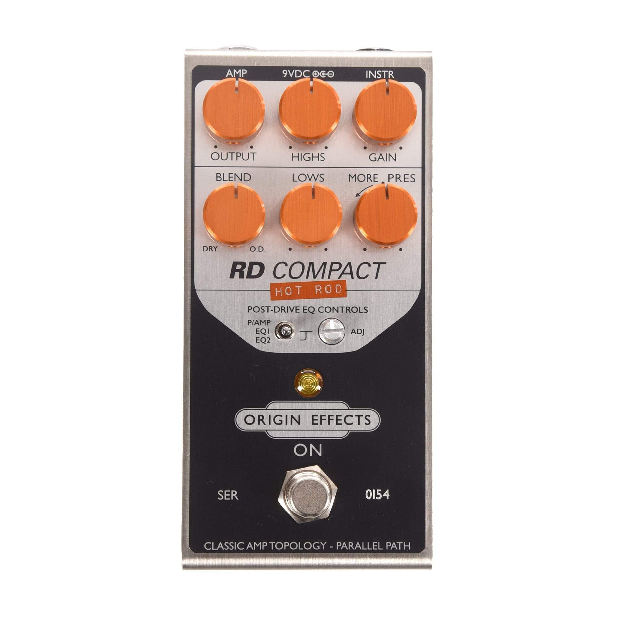 Origin Effects RD Compact Hot Rod Overdrive Pedal – Chicago Origin Effects RD Compact Hot Rod Overdrive Pedal – Chicago