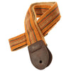 Original Fuzz Peruvian Guitar Strap - Orange Stripes Accessories / Straps