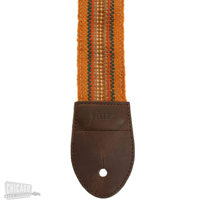 Original Fuzz Peruvian Guitar Strap - Orange Stripes Accessories / Straps
