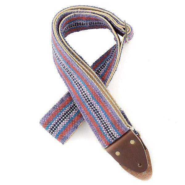 Original Fuzz Peruvian Guitar Strap - Purple Stripes Vintage Style Accessories / Straps
