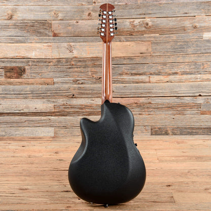 Ovation 2751AX-5 Balladeer 12-String Cutaway Acoustic-Electric Black Acoustic Guitars / Built-in Electronics