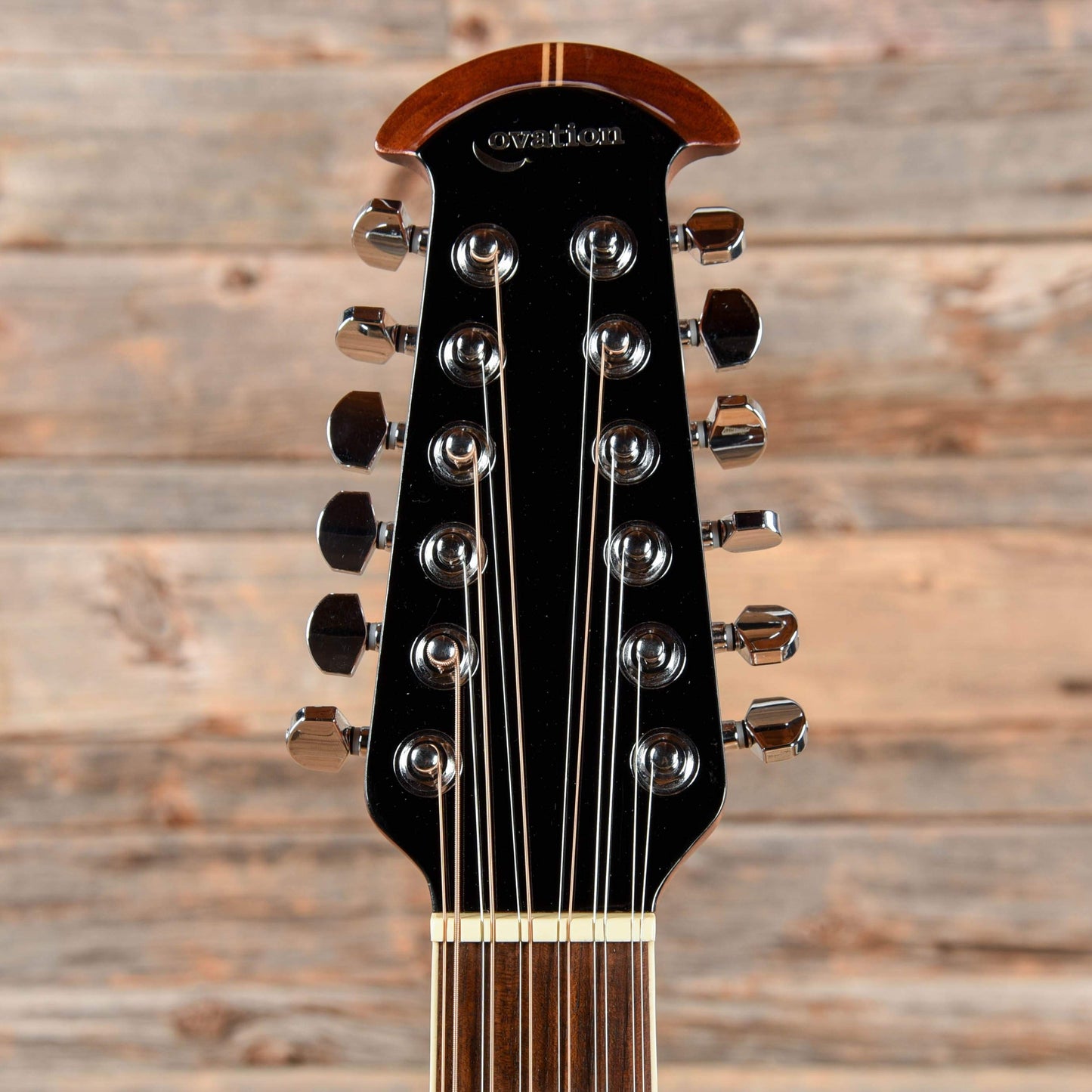 Ovation 2751AX-5 Balladeer 12-String Cutaway Acoustic-Electric Black Acoustic Guitars / Built-in Electronics