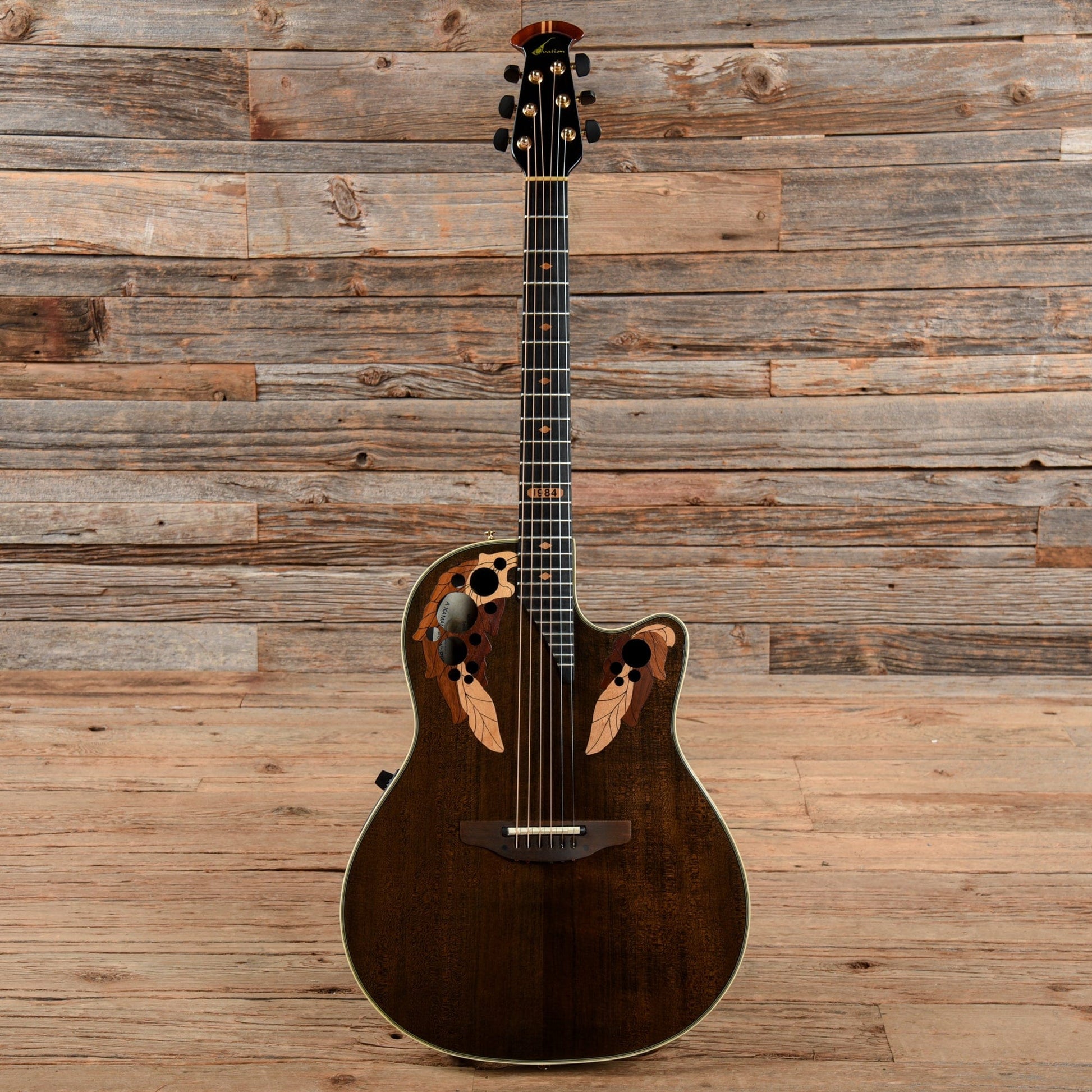 Ovation Collector's Series 1984 Nutmeg 1984 Acoustic Guitars / Built-in Electronics